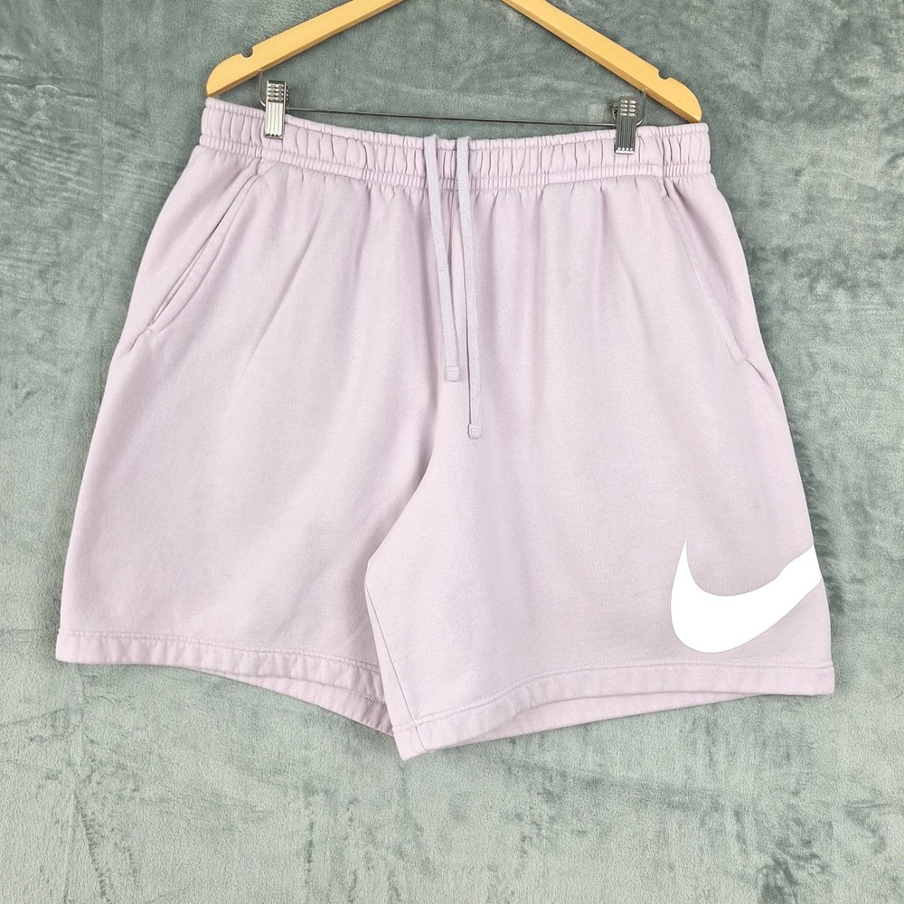 Nike Shorts Mens XXL Purple NSW Club Fleece Sweat Basketball Athletic Gym Street
